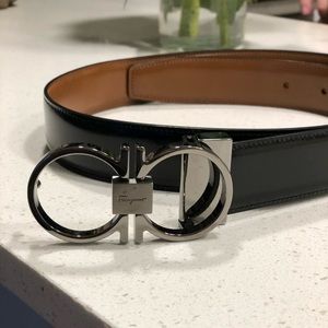 Salvatore Ferragamo Reversible Gancini Belt